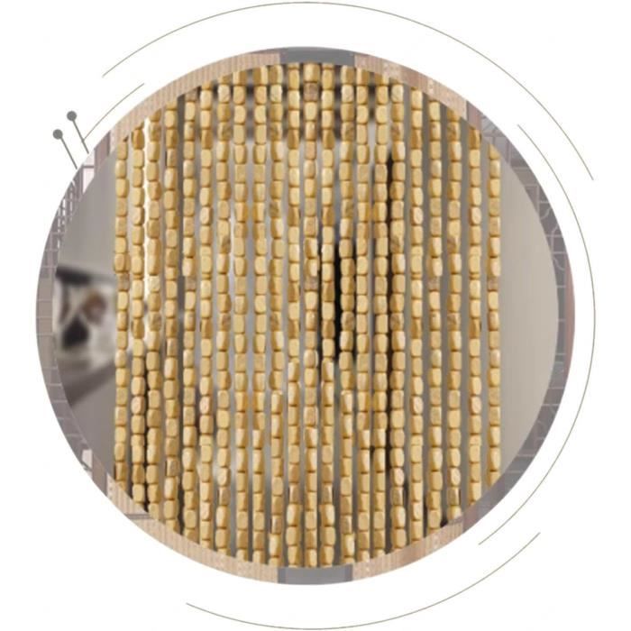 Rideau Perles Bambou 31 Lignes - Déco Rétro 90x208cm