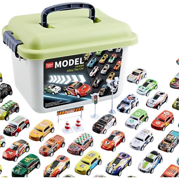 YOOHBERRYS Coffret 8 Petites Voitures Pull-Back – Mini Voitures Jouets Colorées Pour Enfants 3-8 Ans