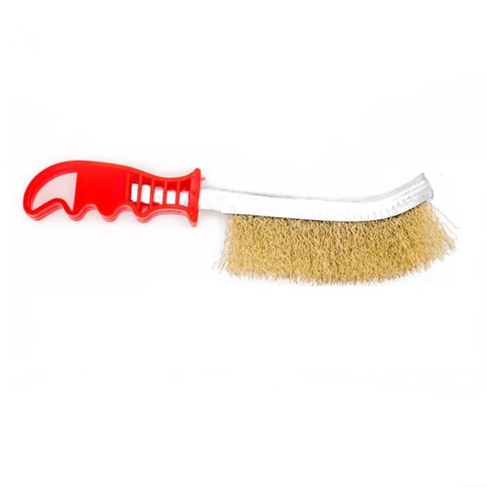 Lot De 3 Brosses à Main – Poils En Acier Inoxydable – 250 Mm – Pour Peinture, Rouille Et Métal – Réf DP11940