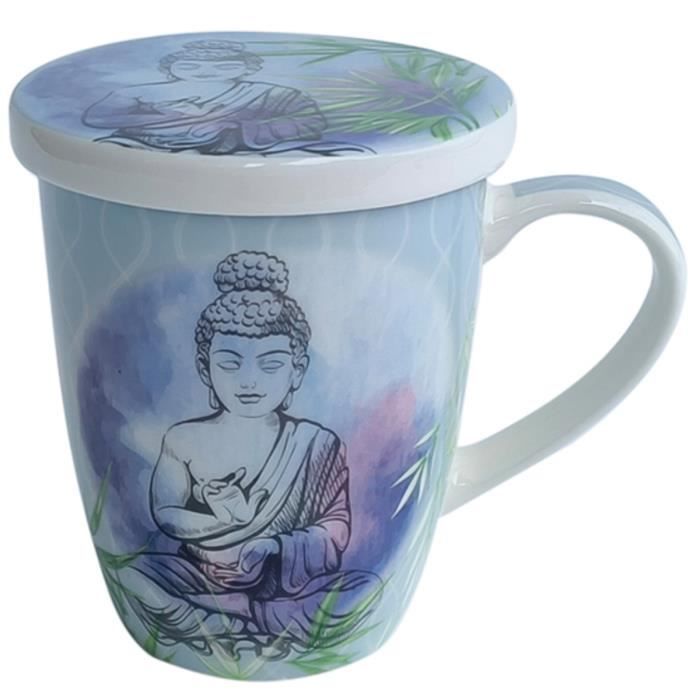Coffret infuseur à thé tasse bouddha