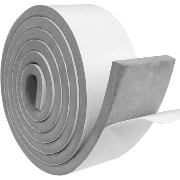 200Cm Calfeutrage Bas De Porte En Silicone Autocollante Brun Isolation