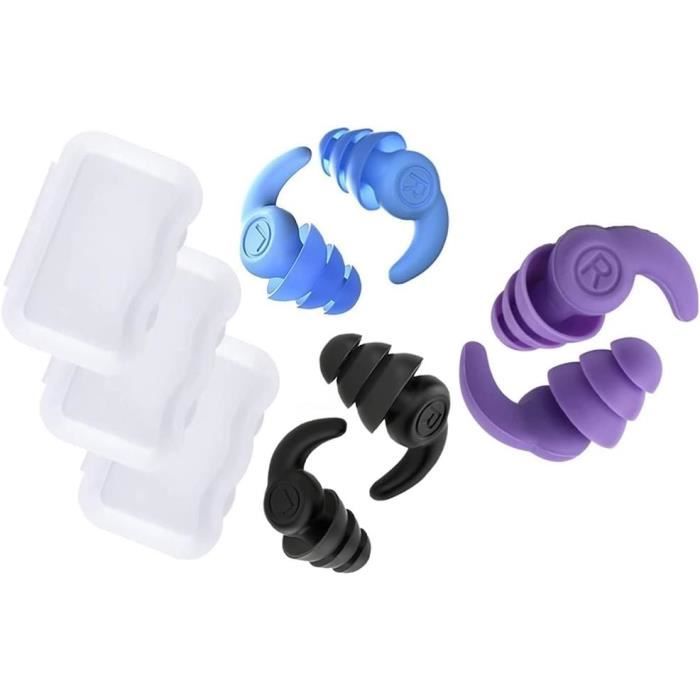 Lot de 6 colliers à mâcher en silicone pour adultes et petits bébés, en forme de donut