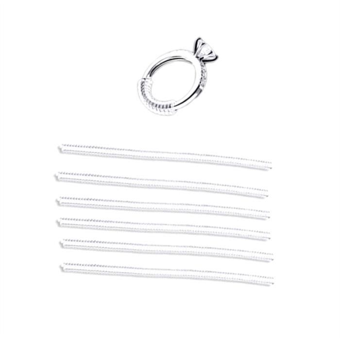 6 Pcs Ajusteur Taille De L Anneau Invisible Tpu Anneau Garde Anneau Clair Taille Reducteur Pour Les Anneaux En Vrac Mince Achat Vente Bague Anneau Cdiscount