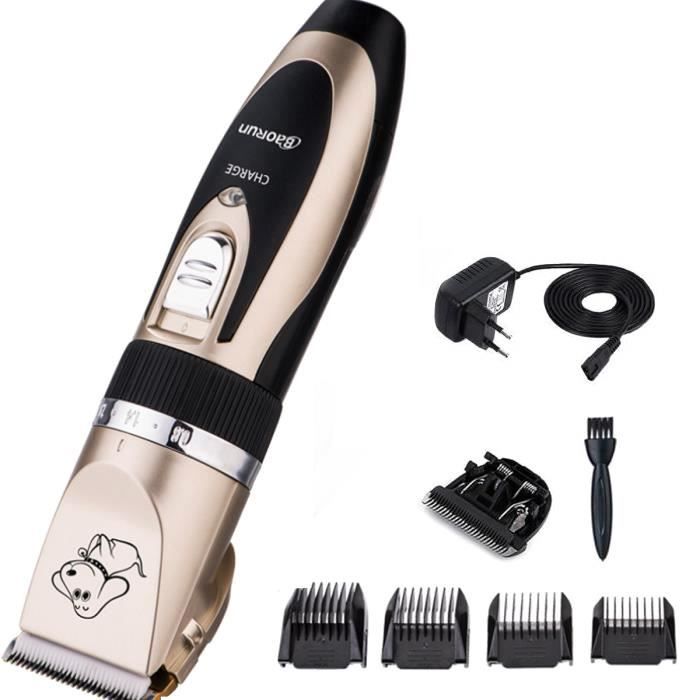 Tondeuse D?Argent Et Noir Pour Animaux Chien Chat Lapin Rasoir Toilettage Electrique Rechargeable Clippers Pet Trimmer