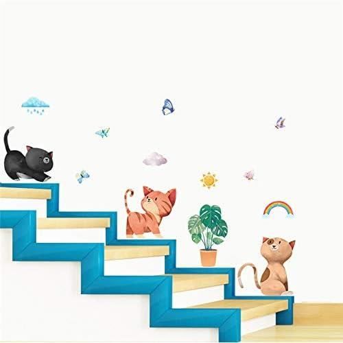 Gadpiparty Sticker Mural Géométrique Autocollant Décoratif Pvc Amovible Adhésif Doux pour Salon et Chambre, Lot de 3 Set de Pièces, Décoration Murale Multifonctionnelle Intérieure