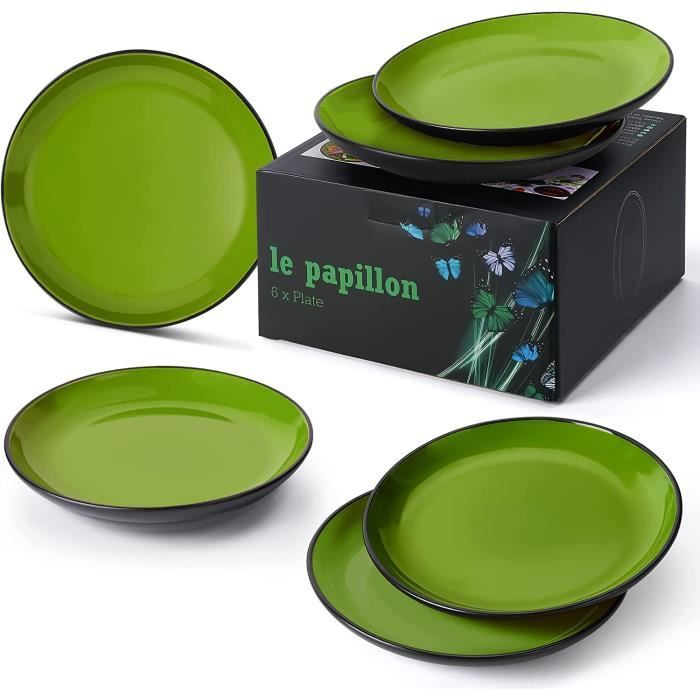 Lot de 3 assiettes divisées avec compartiments - 22,5 cm - Incassables - Pour contrôle des Lot de 3 assiettes divisées avec compartiments - 22,5 cm - Incassables - Pour contrôle des