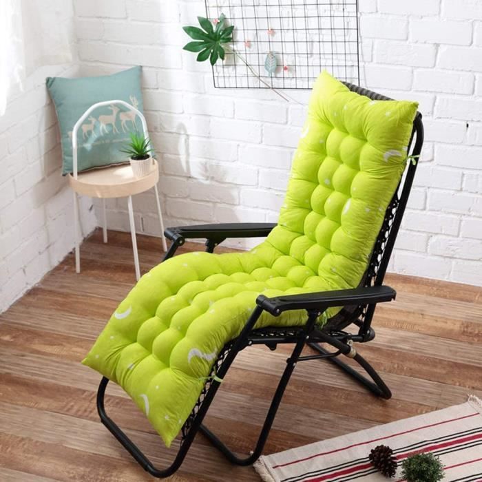 épais Intérieur Extérieur Patio Chaise Longue Coussin,Coussin Haut