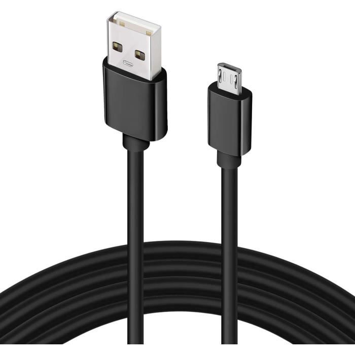 Câble Micro USB, 4,5m Long Chargeur USB Câble, Charge Rapide