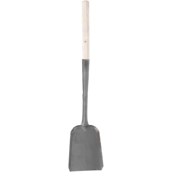 Pelle à Cendres En Fer - Long Manche, Multi-usage Pour Cheminée, Barbecue, Poêle, Jardin