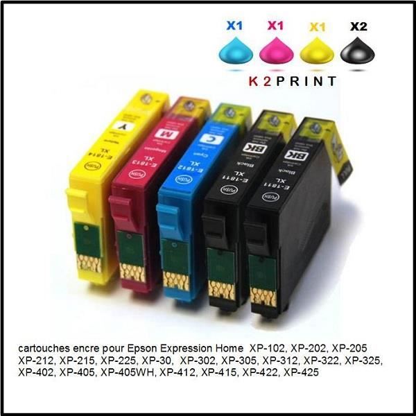HP 903XL Noir et Couleurs - Pack Cartouches d'encre compatibles - k2print