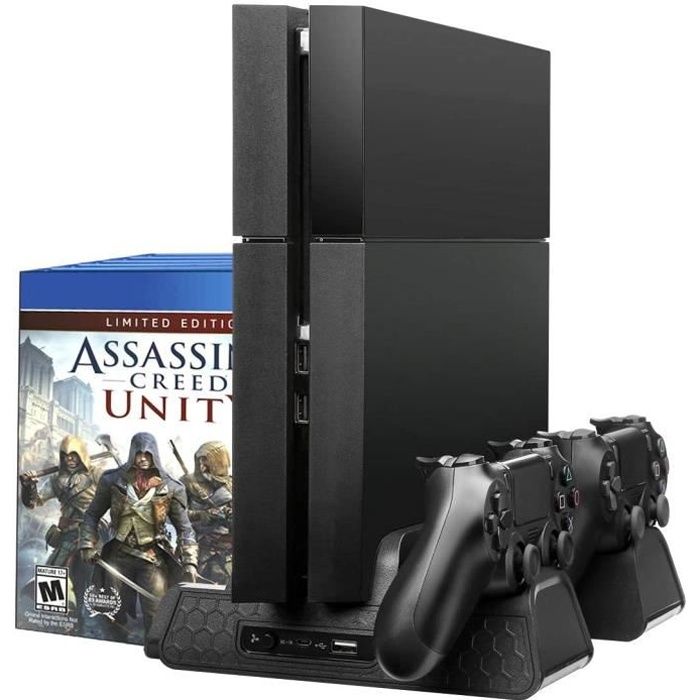 Ventilateur De Refroidissement Interne Pour PS4 / PS4 Pro / PS4 Slim - Support - Noir