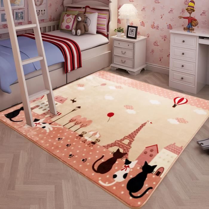 Tapis Chambre Enfant 130x185 Cm Chat A Theme Rose Cdiscount Maison Tapis Chambre Enfant 130x185 Cm Chat A Theme Rose Cdiscount Maison