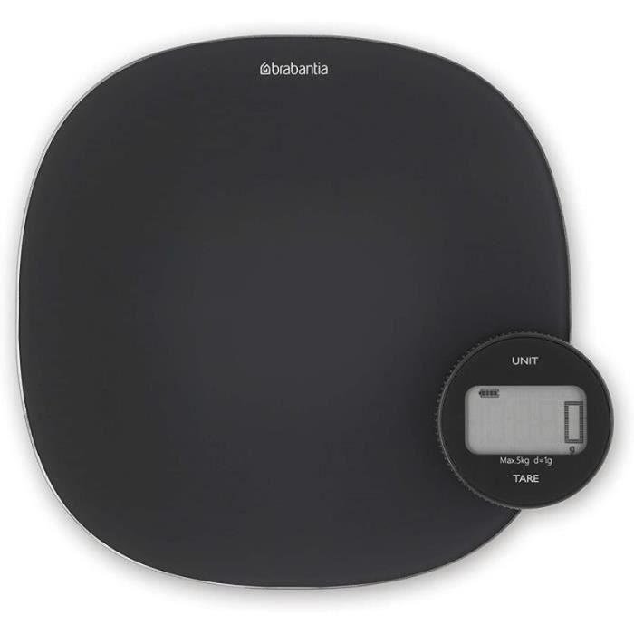 Bilancia Da Cucina Digitale Brabantia Tasty+ – Senza Batterie, Caricamento Manuale, Capacità 5 Kg