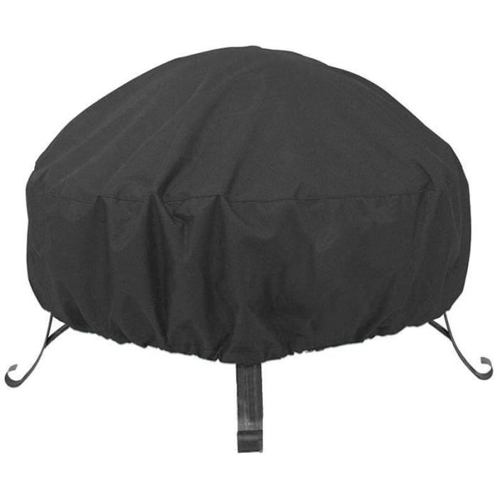 Housse De Protection Pour Barbecue Sphérique - Tissu Oxford 210D Imperméable - Taille 77x58 Cm - Résistante Au Vent Et UV