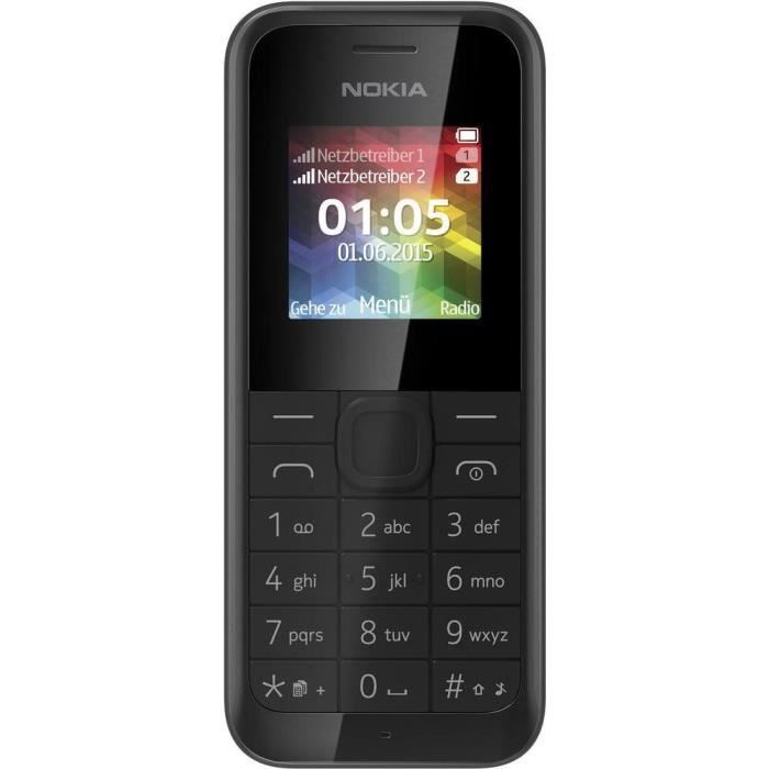 Téléphone portable NOKIA 105 Double SIM Écran 145 pouces