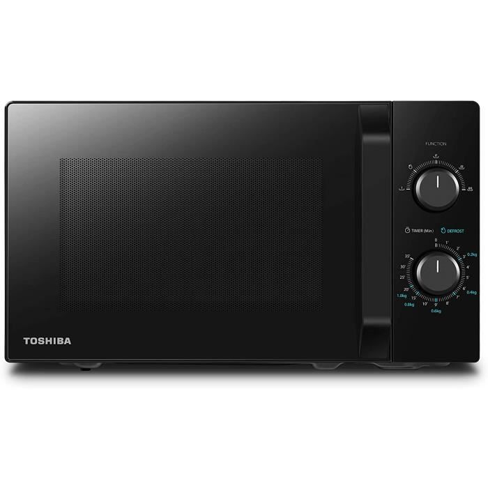 Micro-ondes solo Toshiba MW2-MM20PF(BK) - 20L - 800W - 5 niveaux de puissance - Noir - Toshiba