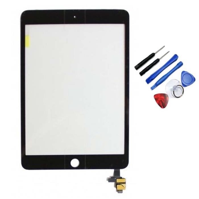 Mini 2 blanc ou noir avec IC et bouton Vitre ecran tactile pour iPad Mini 1 