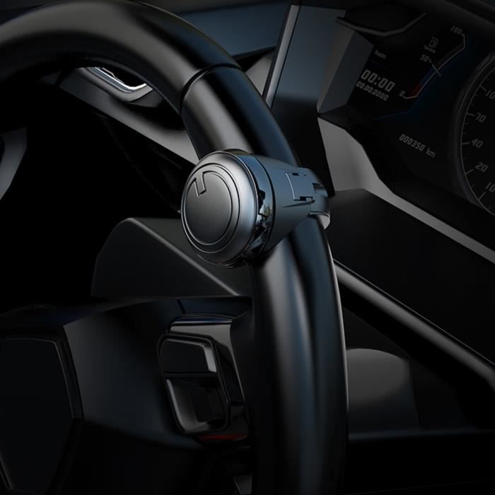 Le noir - Boule de volant électrique pour voiture, 360 °, poignée de volant  électrique - Cdiscount Auto