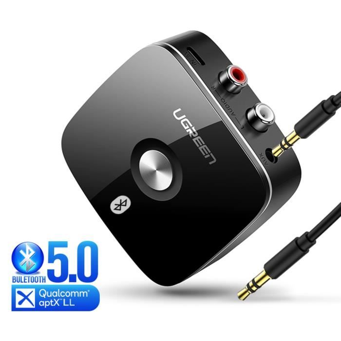 Tenglang Adaptateur Bluetooth 5.0 Adaptateur sans Fil Bluetooth 5.0 4.2 Récepteur Audio aptX LL RCA NFC 3.5mm Jack Aux Adaptateur Audio pour Ordinateur de Voiture Haut-Parleur stéréo Tenglang Adaptateur Bluetooth 5.0 Adaptateur sans Fil Bluetooth 5.0 4.2 Récepteur Audio aptX LL RCA NFC 3.5mm Jack Aux Adaptateur Audio pour Ordinateur de Voiture Haut-Parleur stéréo