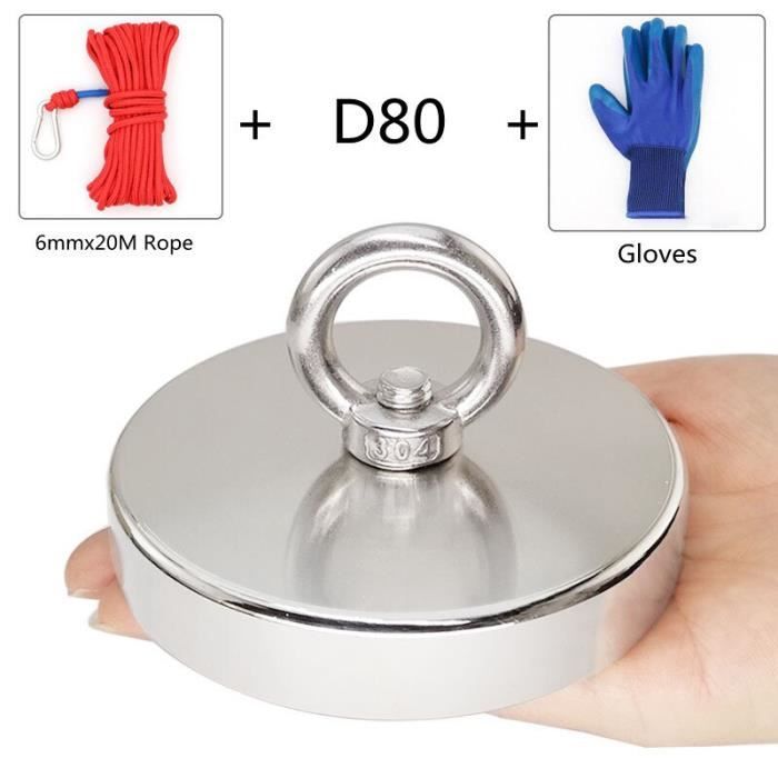 Aimant Néodyme 600kg Pêche Aimant De Pêche Aaimant Puissant Pêche