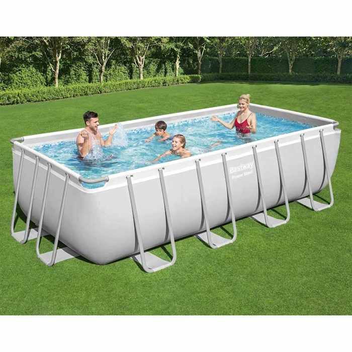 BESTWAY Piscine Rectangulaire Power Steel 488 x 244 x 122 cm - vue 4