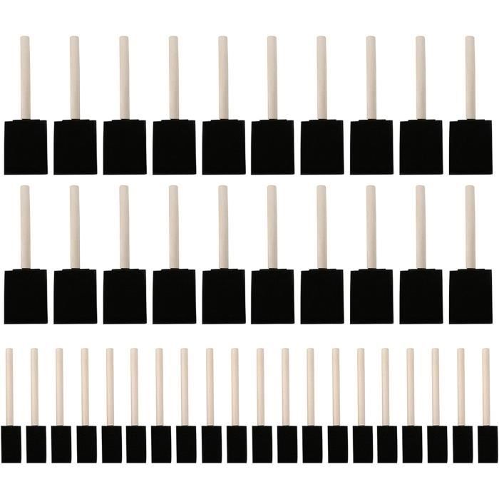 Pinceaux à Peinture, 3 Pouces, Paquet De 12, Manche En Bois Traite Angulaire Pinceaux Pour Murs Mur~p135962648