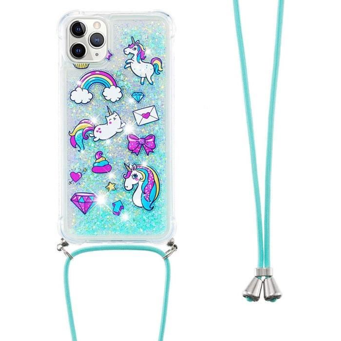 Coque IPhone 12 Avec Cordon - Kit 5 En 1 : Housse + Sangle + 2 Protections écran + Verre Caméra - DiDaDi - 7