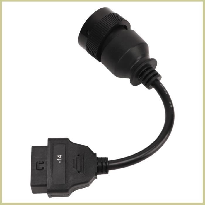 Adaptateur Diagnostic 14 Broches | Pour Camion Caterpillar | Connexion Facile | ABS Résistant - 4