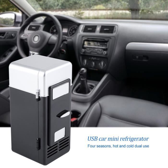 CHN Mini réfrigérateur | petit réfrigérateur portable pour le Bureau, la chambre et la voiture (noir) CN016