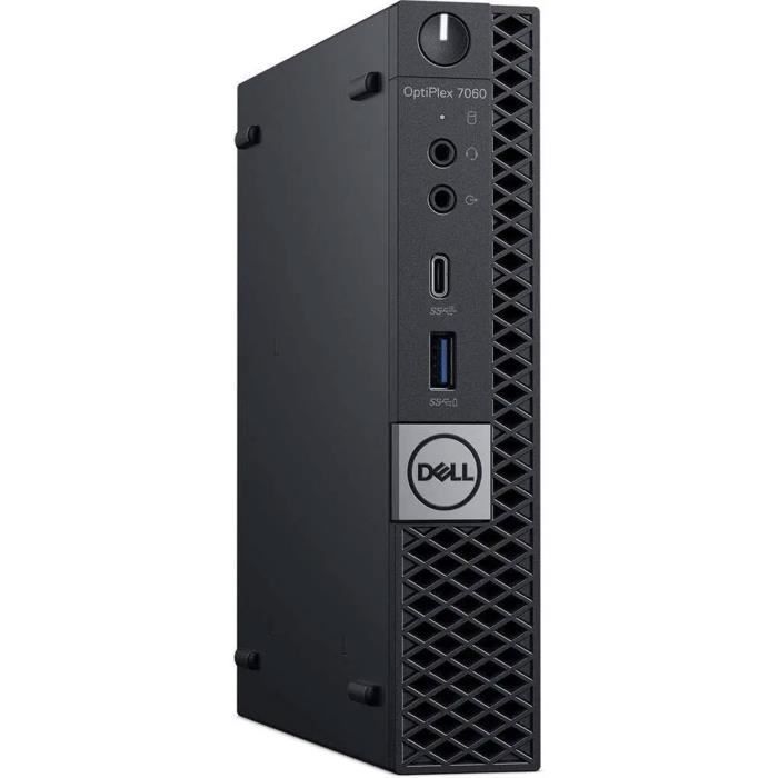 Dell Optiplex 7060 Mini Intel i7-8700T Ram 16GB SSD 240GB Ordinateur PC reconditionné Windows 11 Pro Office2021 Pro Plus