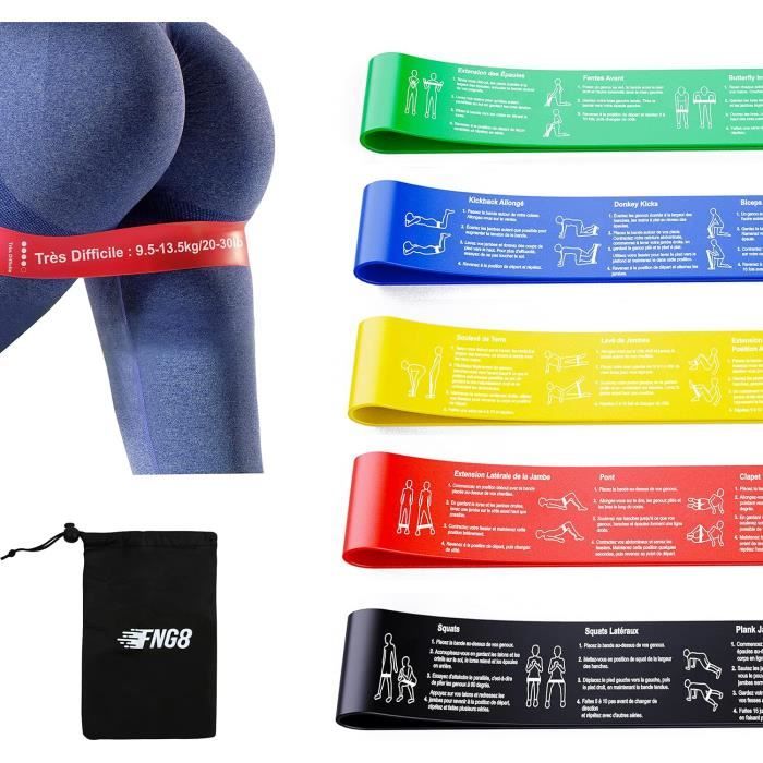 1.5M Nature Latex Yoga Band Exercices Bandes De Résistance Élastique Stretch Ceinture Fitness Formation Bande Corde Plaques Bande D'expansion En Gros