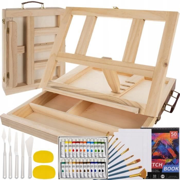Boîte à Peinture Pelikan Space+ Starter Kit Bleu - 12 Couleurs + Blanc Opaque - Palette De Mélange - 6