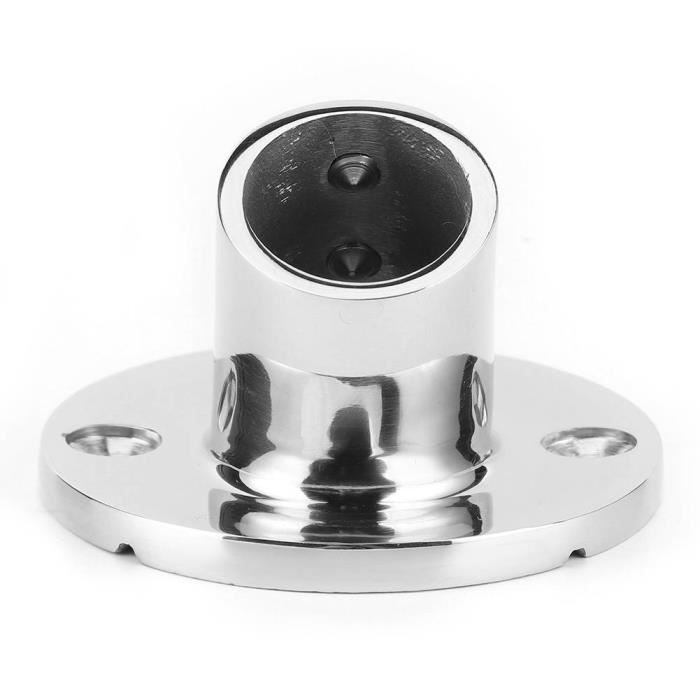 Base De Tube Rond à 45° Flexman - Acier Inox 316 Pour Main Courante Bateau - Diamètre 25mm