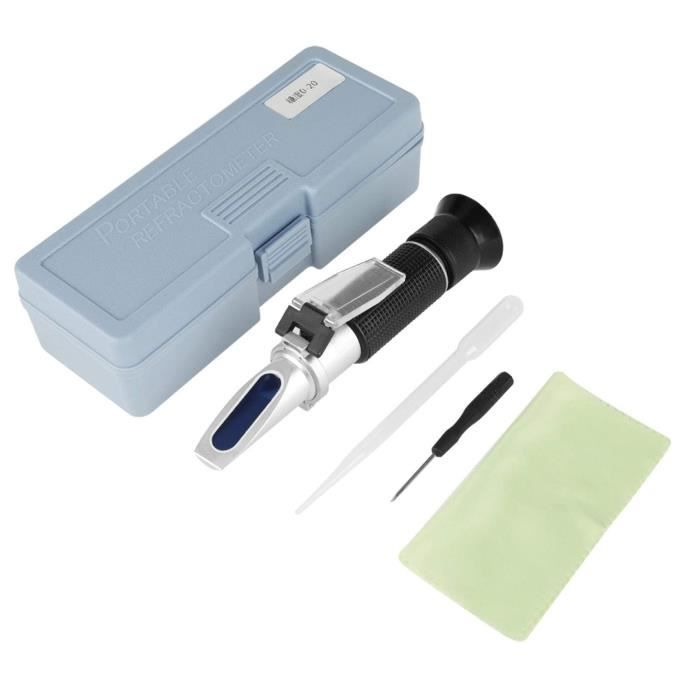 Réfractomètre Colostrum Omabeta 0-20% Brix | Compensation Température Automatique | Vétérinaire