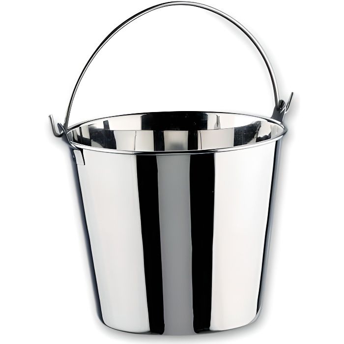 Seau Inox-Garinox 24 Cms 6Lt