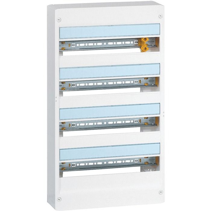 Coffret saillie - Legrand - BCA - 1 rangée - 13 modules - Plastique blanc - IP 30