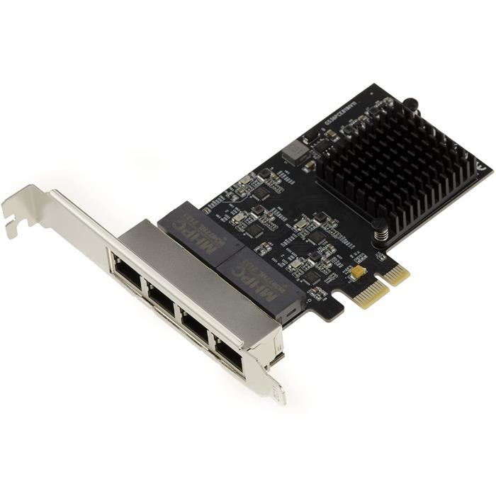 Carte RéSeau PCIE Gigabit Ethernet Mini PCIe Double Port 1000M RJ45