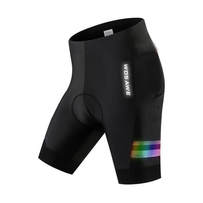 pour VTT respirant IsMoon Short de cyclisme unisexe avec rembourrage en gel 3D rembourr/é l/éger