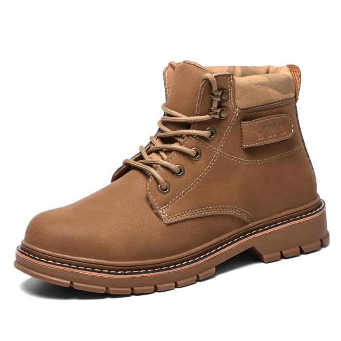 LARNMERN Chaussures de sécurité avec bout en acier pour homme, bottes de  travail légères, baskets de construction indestructibles (45,5), Noir