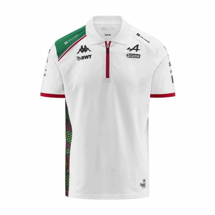 Polo ACREM Mexico BWT Alpine F1 Homme Officiel Blanc - Cdiscount Prêt-à ...