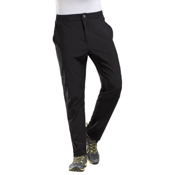 Pantalon De Randonnée Pour Homme - Tissu Polyester Respirant, Coupe Confortable, 5 Poches Zippées, Pour Trekking, Camping, Plein Air