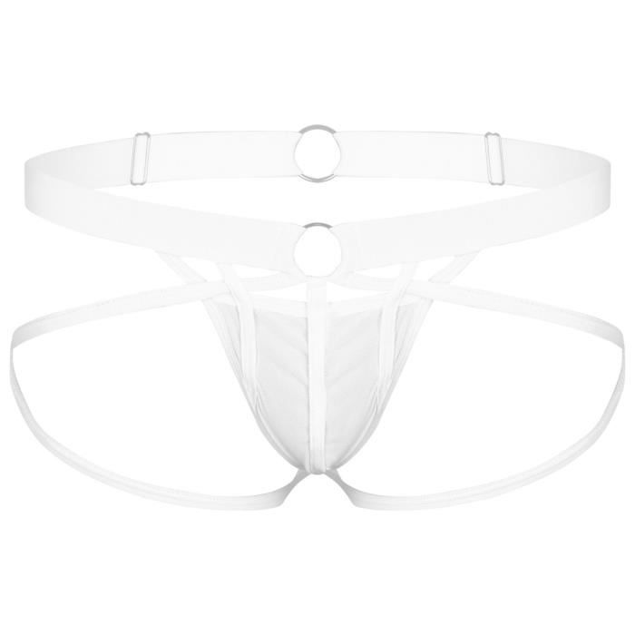 Iiniim Slip Homme Taille Basse Sissy Bikini Sexy Jockstrap Gay Sous