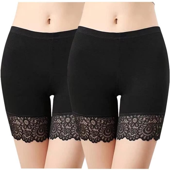 2 Pi ces Panty Coton Cycliste Short Femme Long Culottes Boxer