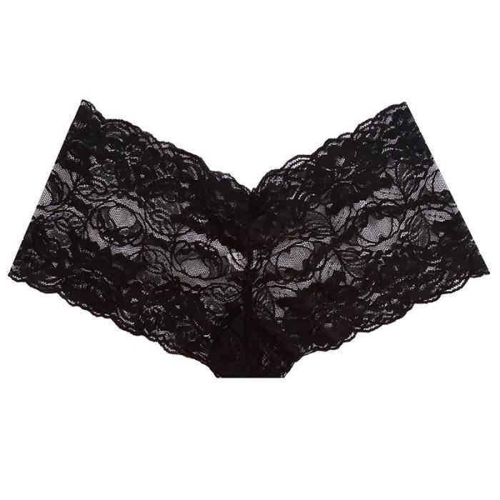 Culotte Femme Dentelle Clochette – Taille Basse, Ceinture Fine, Sans Couture, Confort Au Quotidien