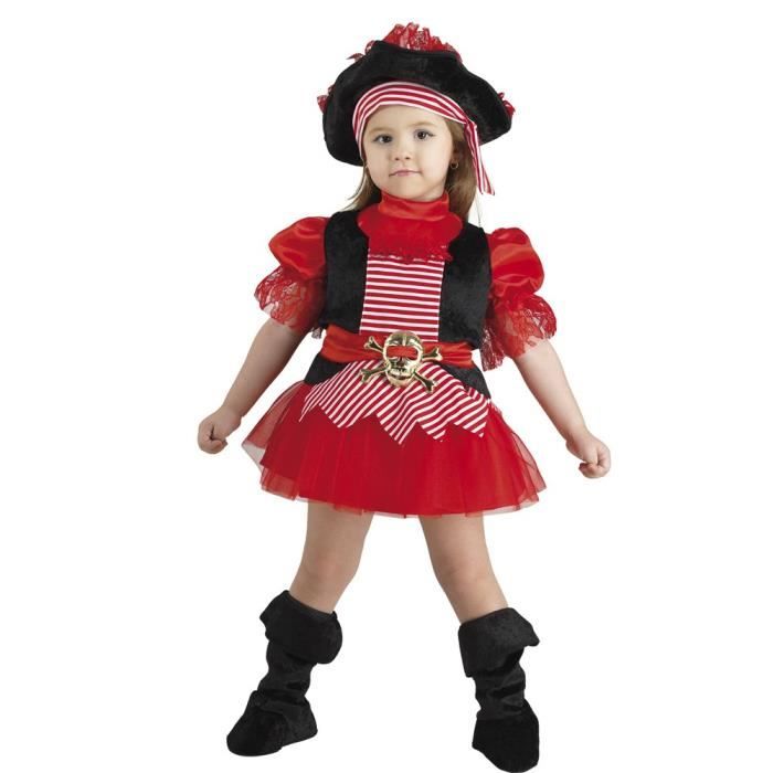 FIESTAS GUIRCA Costume Pirate Bébé – Bandana + T-shirt + Pantalon – 18-24 Mois – 100% Polyester