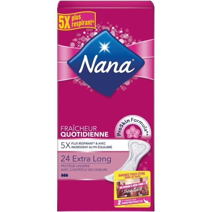 NANA Protège-Slips Longue fraîcheur 18 unités - BazarPara