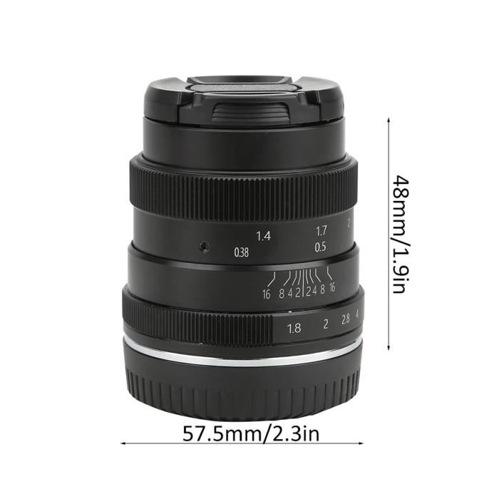 Objectif De Caméra De Portrait Plein Cadre De 85mm F1.8 Mise Au Point Manuelle Pour Canon Eos 800d 600d 550d 90d 80d 77d 70d 50d 6d 5d - Objectifs Pour Appareil Photo