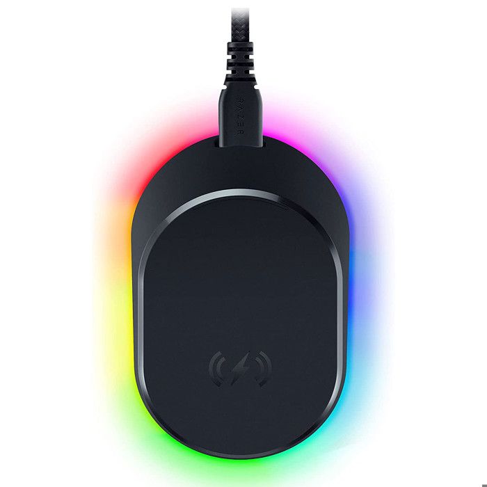 Station de chargement - Razer - Basilisk v3 Pro - Charge sans fil - Éclairage Chroma RGB - Design moderne