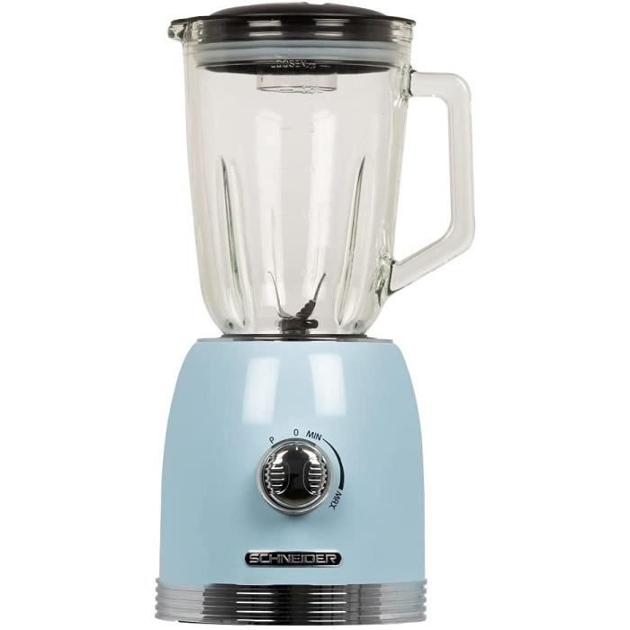 Schneider Mixeur de verre vintage 800 W, 20 000 tr/min, 6 lames avec