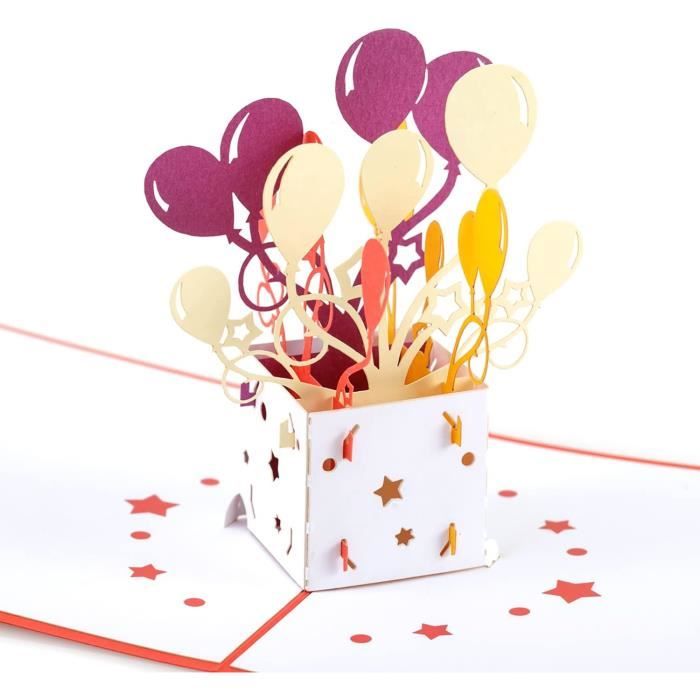 Carte De 30ans Anniversaire Pop Up 3D Carte De Voeux Joyeux Anniversaire Carte Cadeau Pour Anniversaire